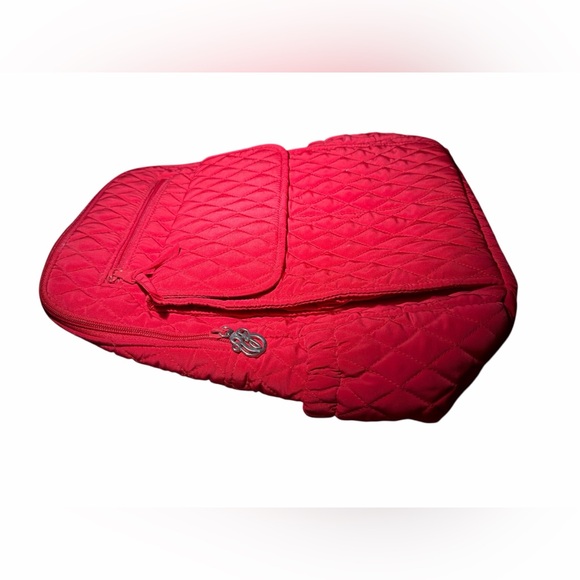 Vera Bradley Quilted Bright Fire Red Backpack main image 6